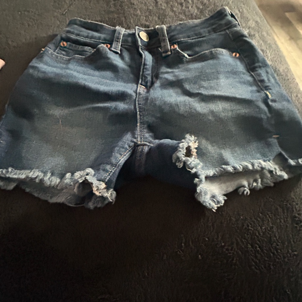 No Boundaries Dark Blue Jean Shorts